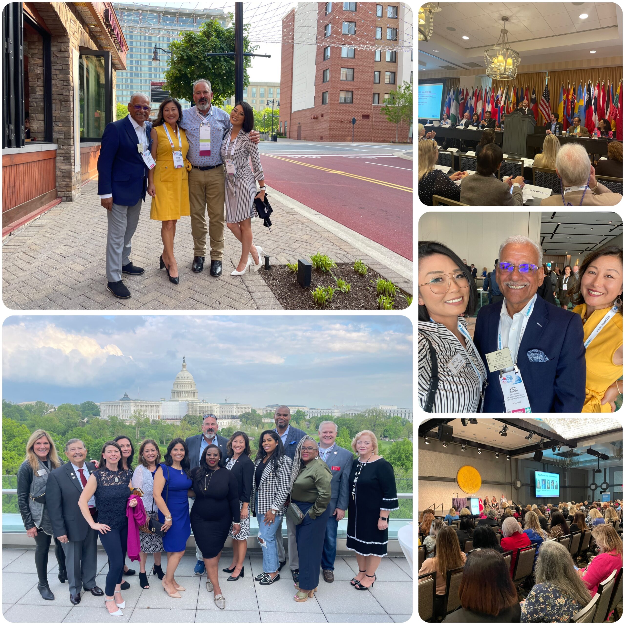 ワシントンで全米不動産協会と女性不動産協会 中間年会議￼